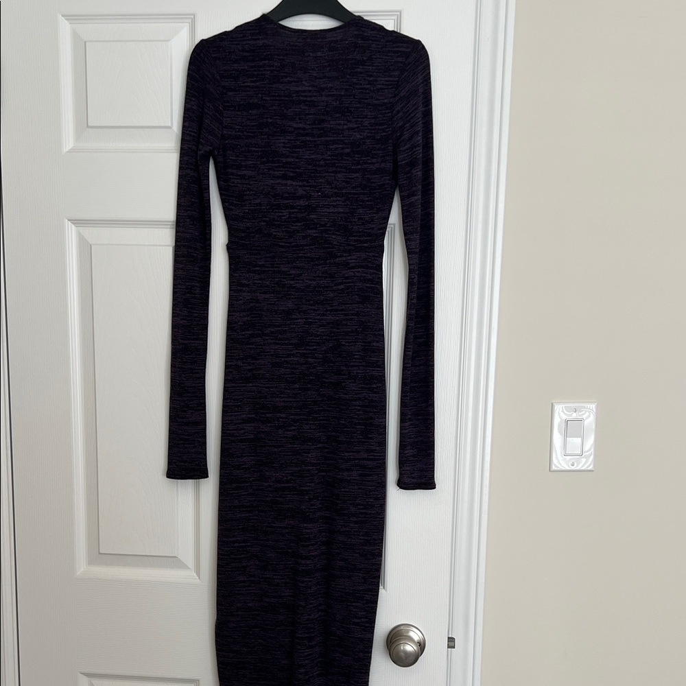 Wilfred Dark Charcoal Long Sleeve Dress - Picture 3 of 3